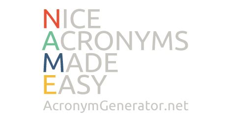 acronym generator from one word